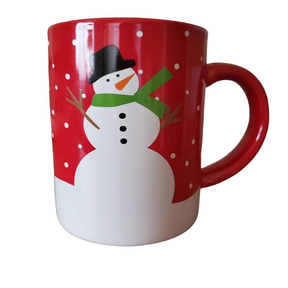 ☃️2015 Crate & Barrel Snowman mug